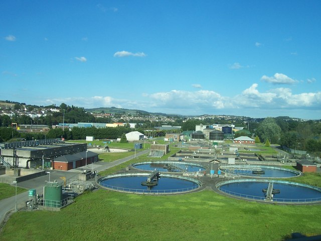 A water treatment plant; this and everything else a city builds needs to be maintained with the wealth of the community.