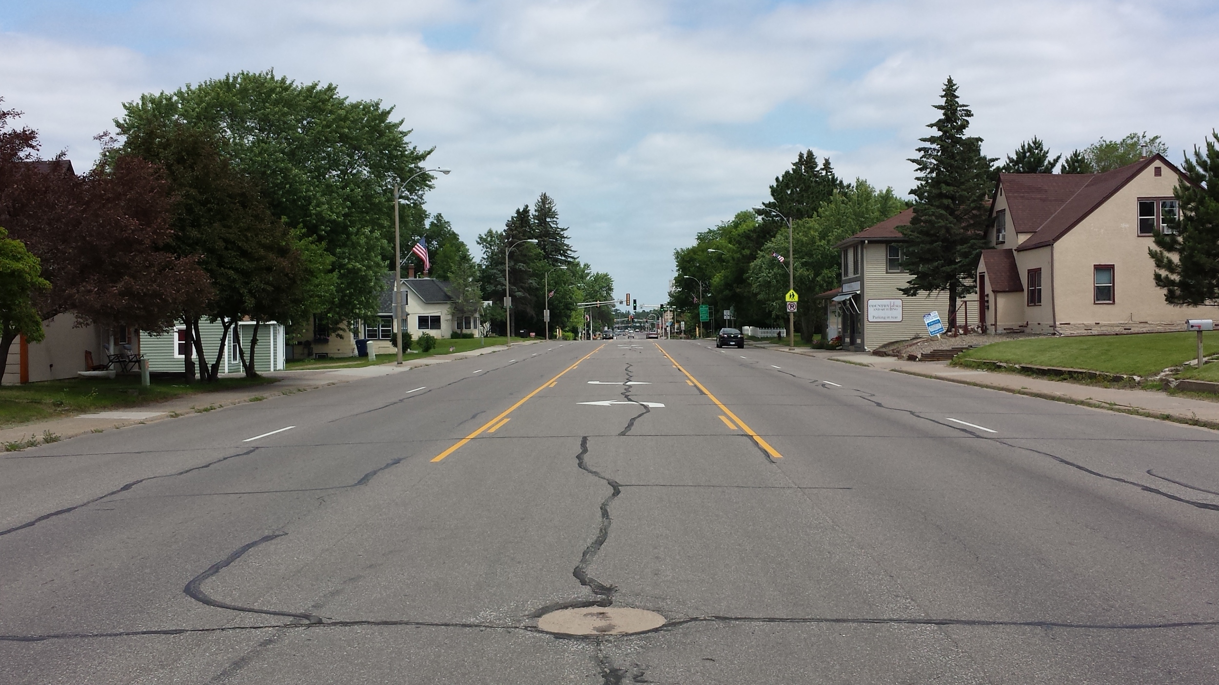 South 6th at noon on July 5, 2014.