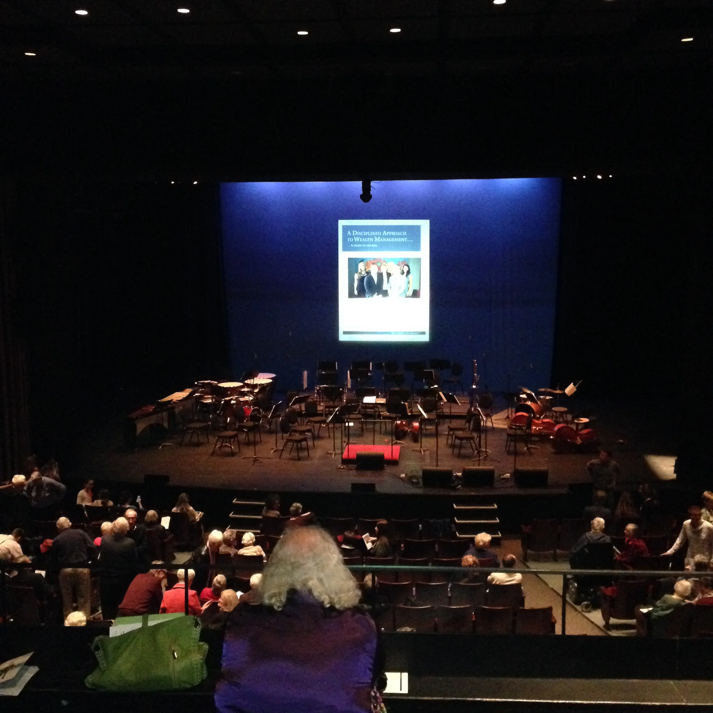 Took this during intermission to be polite.