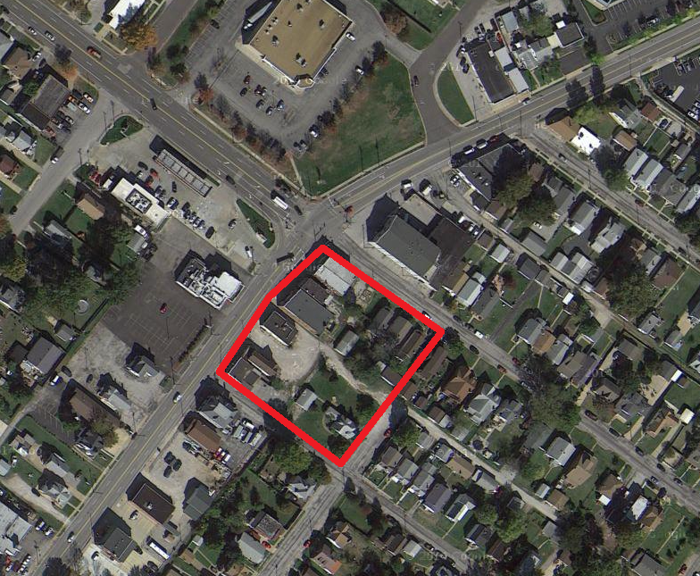 Surrounding context for the planned demolition