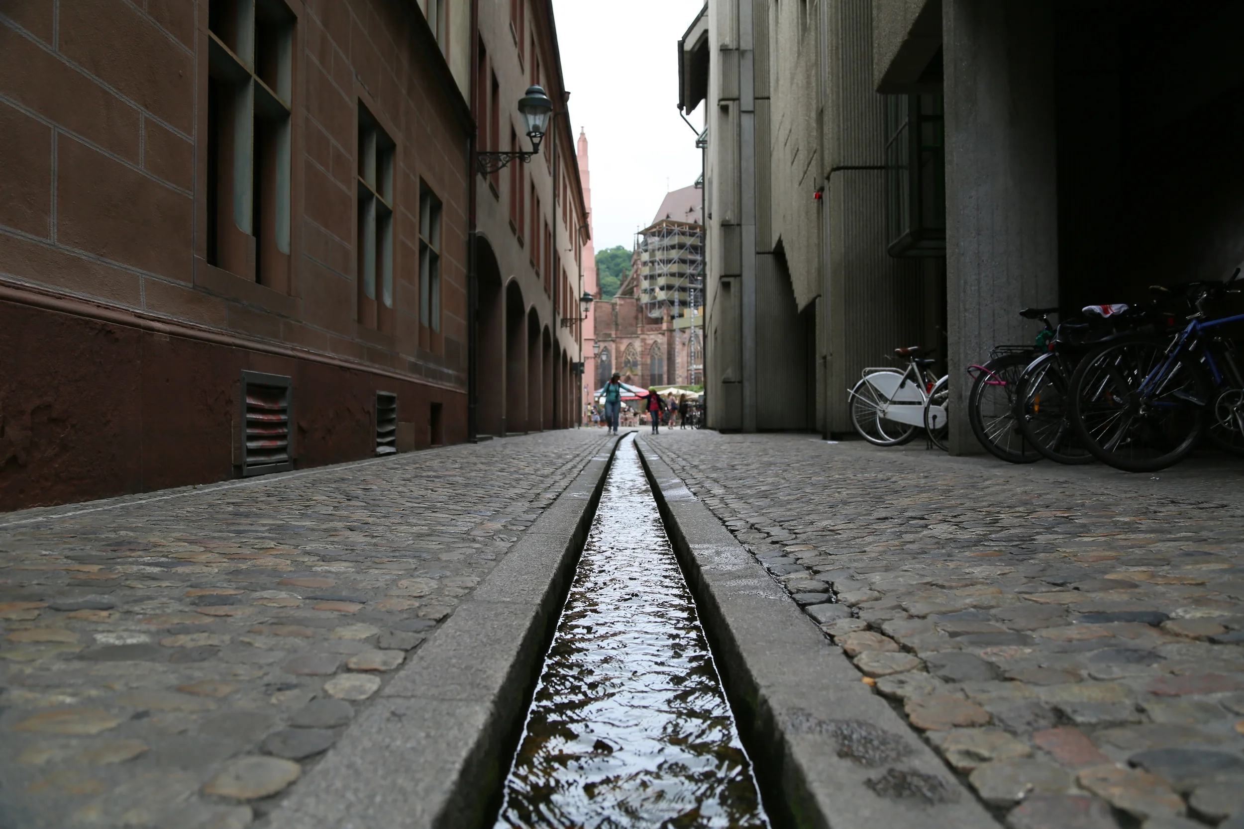 They rebuilt Freiburg, Germany in its medieval style after it was bombed in WW2 because they loved it. Photo by me.