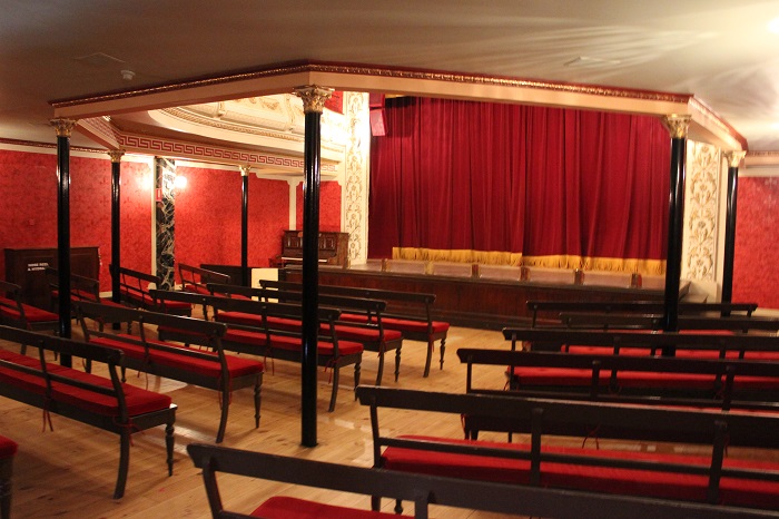 There was even a functioning theatre with live shows.