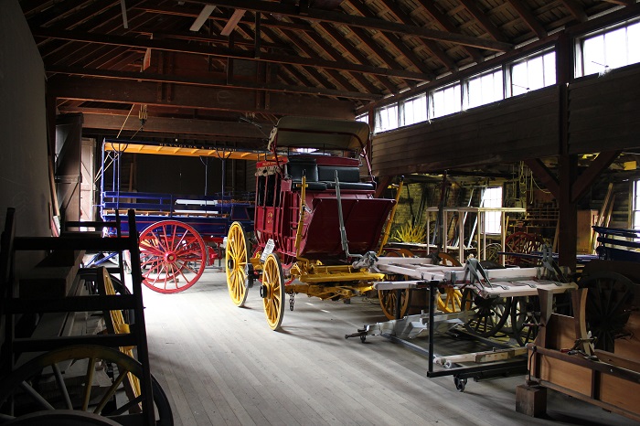 One of the carriages they had built.