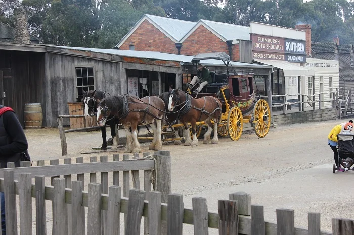You could actually go for a ride on the carriage.