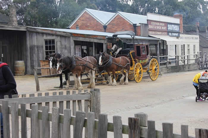 You could actually go for a ride on the carriage.