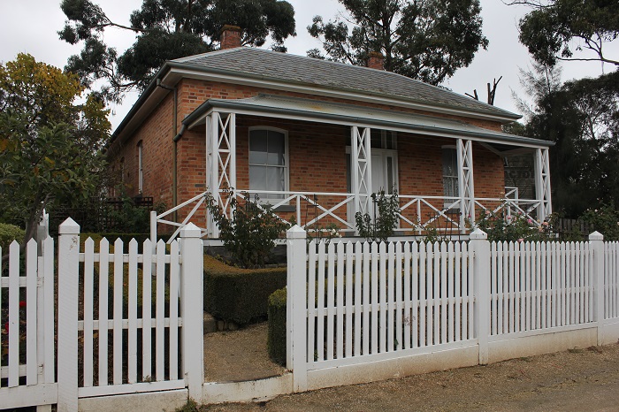 One of the nicer houses.