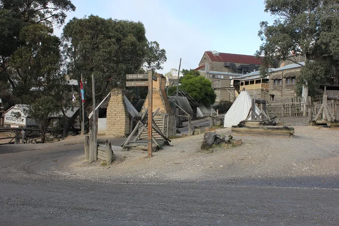 A Chinese campsite.