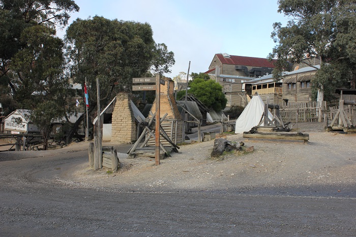 A Chinese campsite.