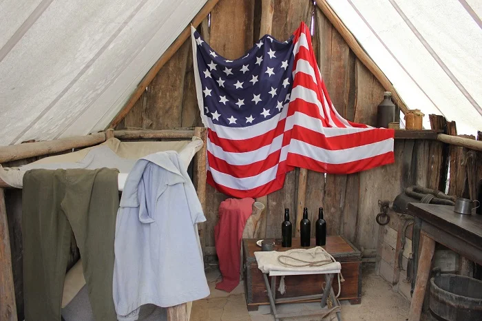 An American tent.