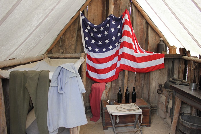An American tent.