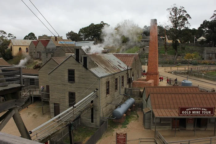 A lookout over Sovereign Hill.