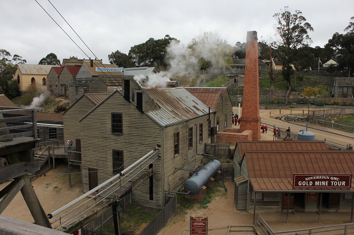 A lookout over Sovereign Hill.