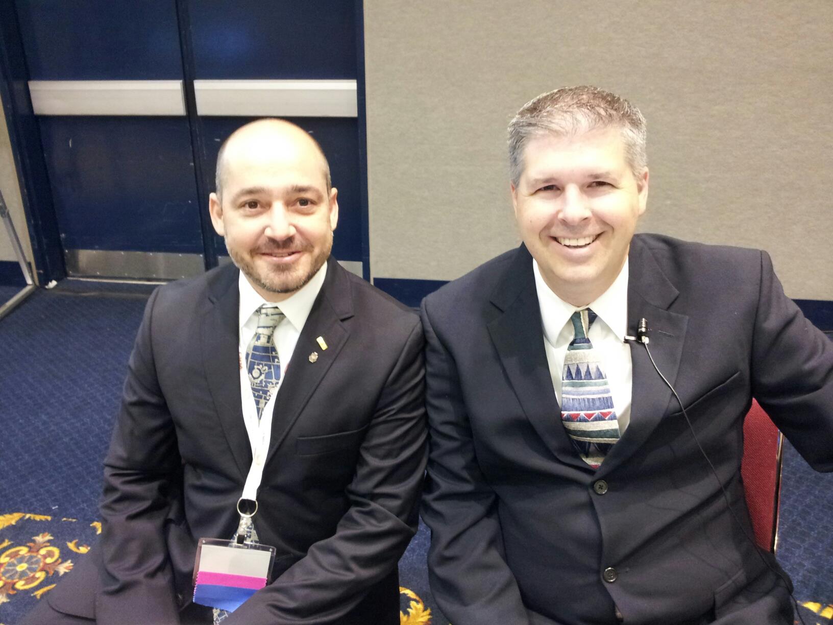 Joe Minicozzi and Chuck Marohn speaking together in Kansas City