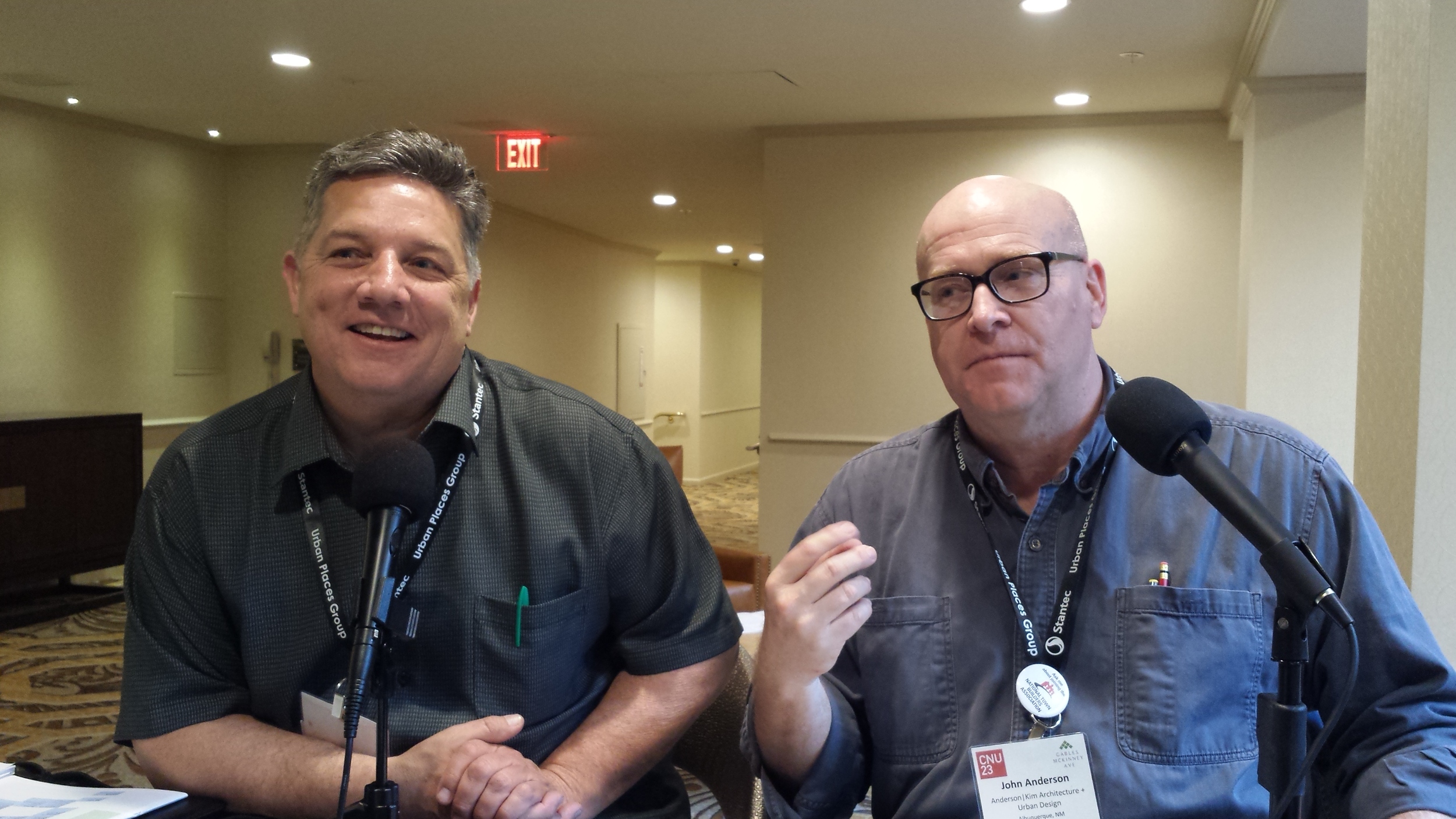 Monte Anderson and R. John Anderson (no relation) at CNU 23 in Dallas. 