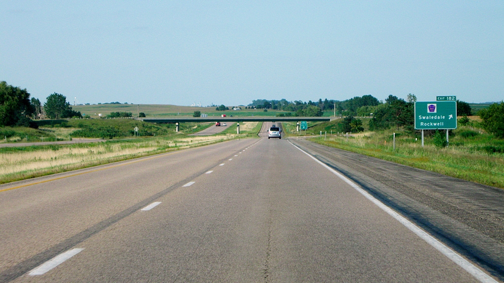 The open road in Iowa.