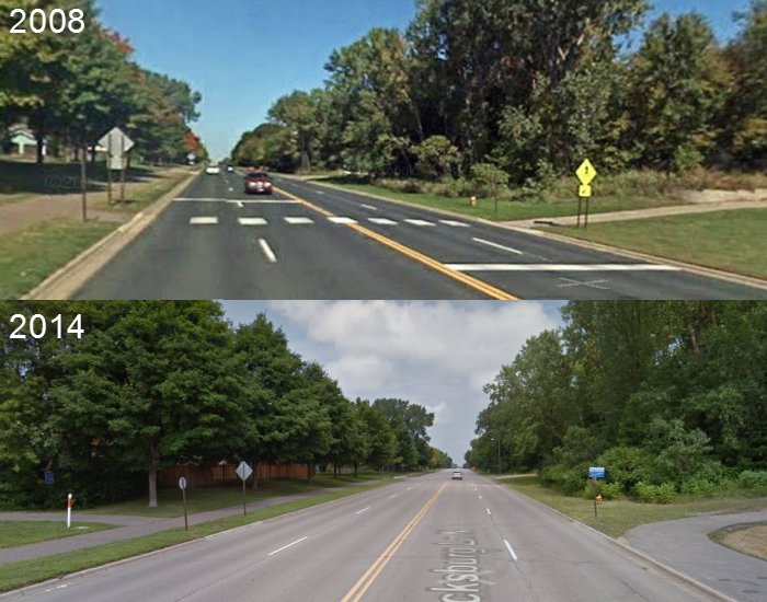 The "improved" intersection is on the bottom.