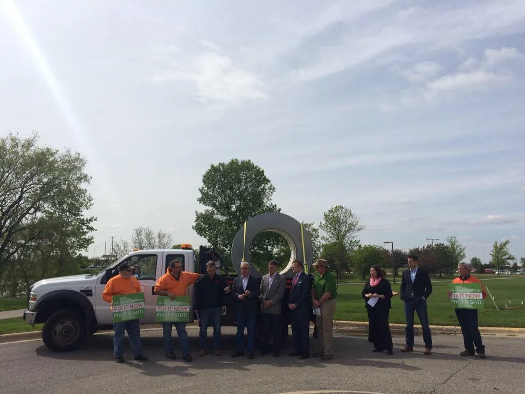 Photo taken in Mankato's Discount Tire parking lot