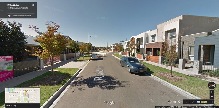 A newer residential development still under construction in the suburb of Northgate, South Australia.