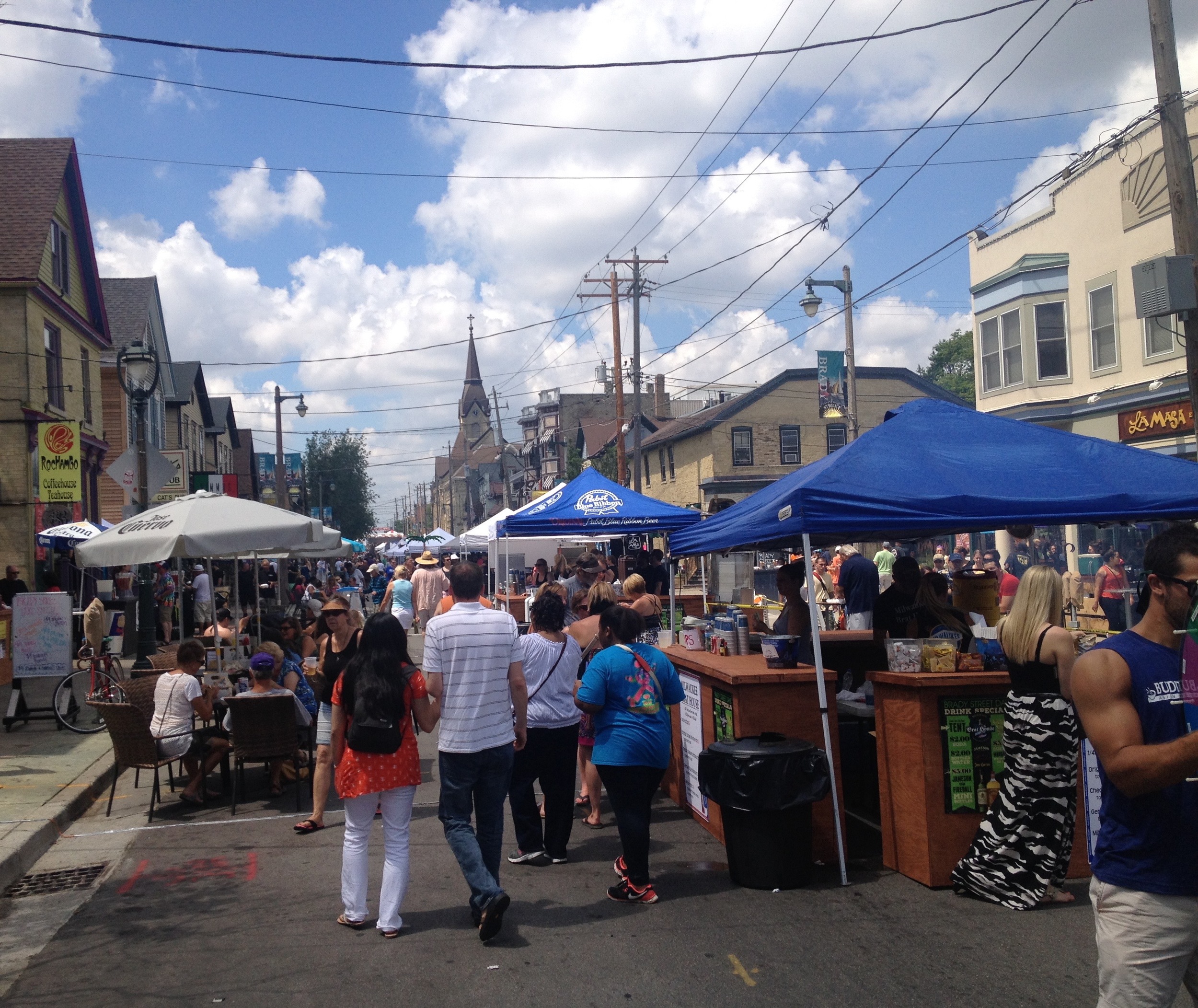 Brady Street, during a recent festival