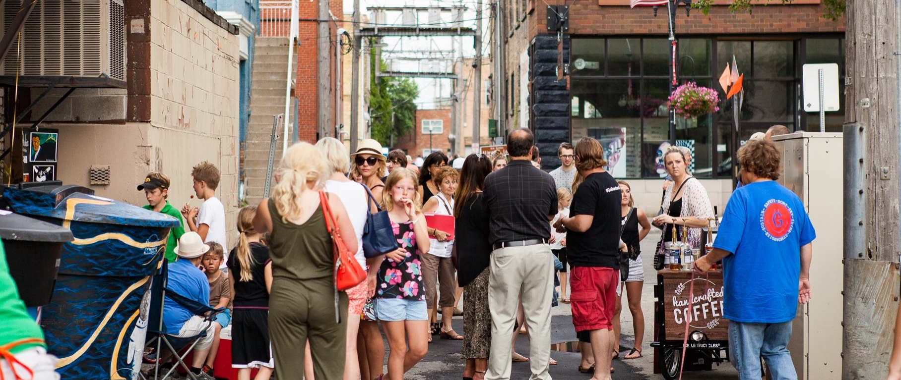 Alley Alive in downtown Grand Forks. Photo credit: John Campbell and Ad Monkeys