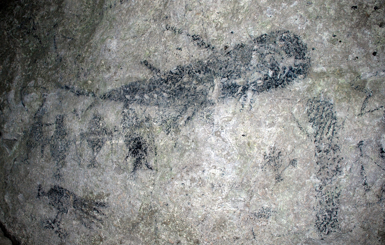 Prehistoric cave drawings
