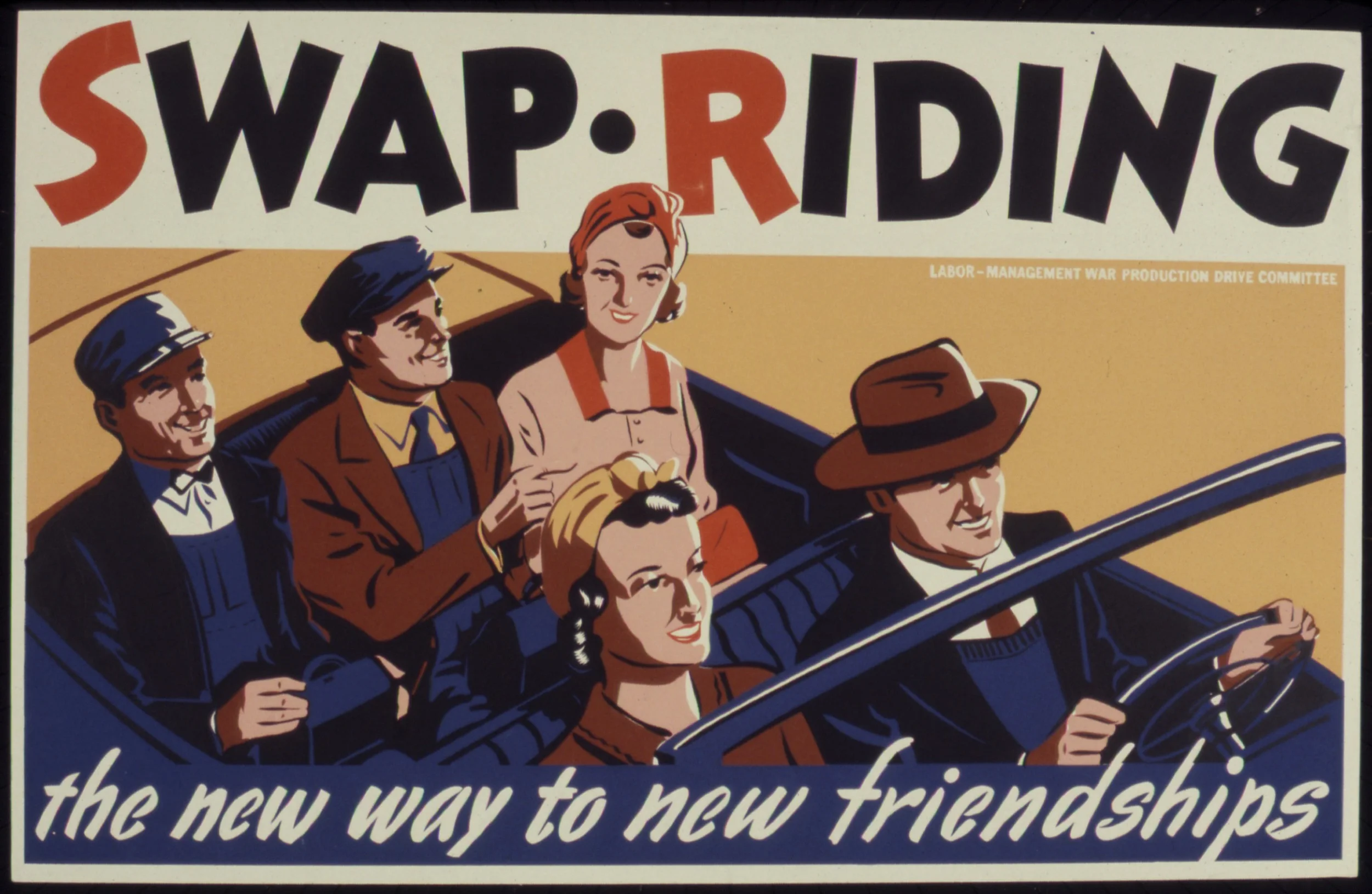 WWII Carpooling Propaganda