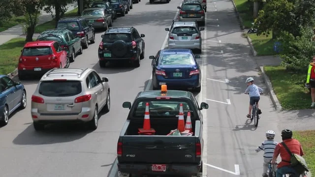 Protected Bike Lanes in Burlington