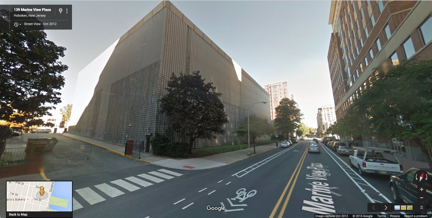 An ugly building taking up the length of the block, setting the tone of the street as you walk past it. Really, what can you do?