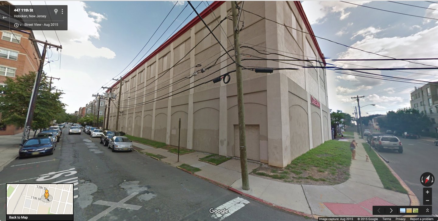 The only door along this entire side of the block! Granted, it is a side entrance, but you get the picture.