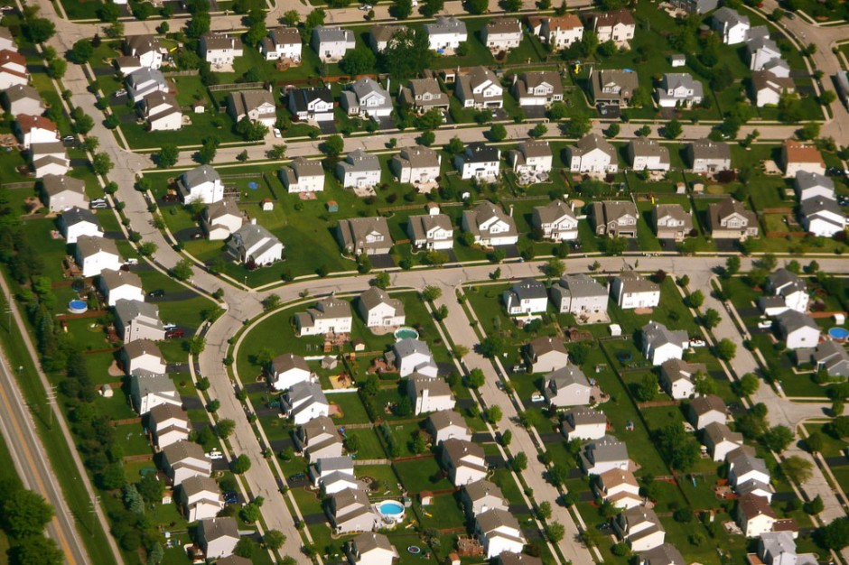 A suburban subdivision. We can build urban neighbourhoods in a similar fashion.
