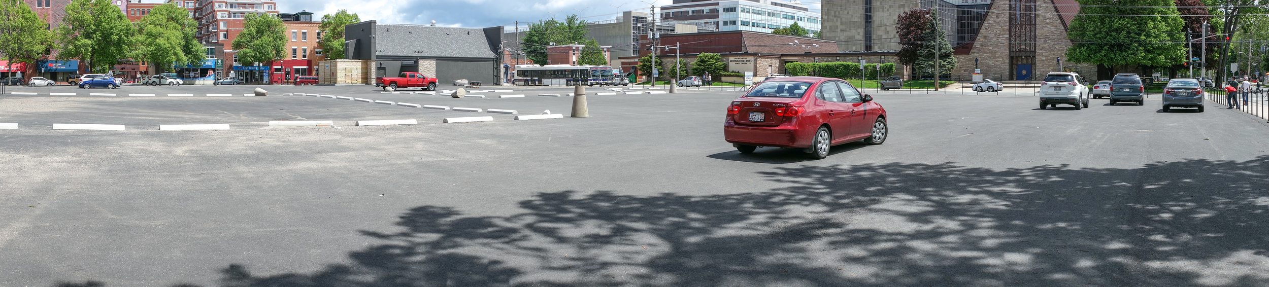 Parking lot in Fredericton