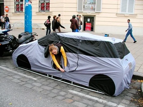 Affordable housing. $15/year rent. Bring your own tent.