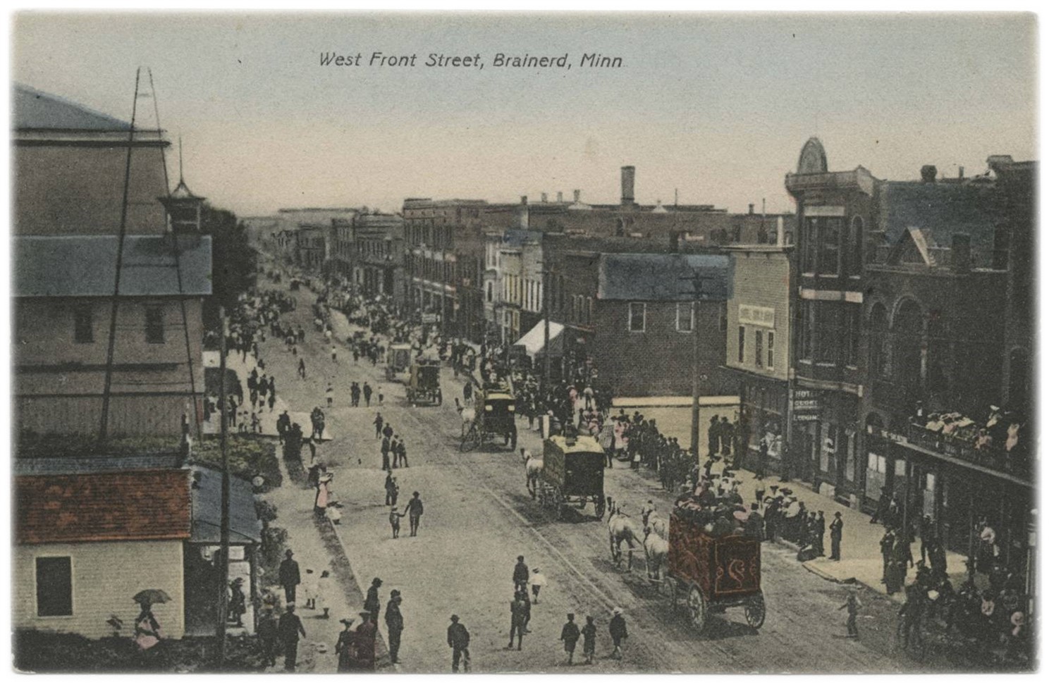 Chaotic but smart in America's Midwest. This is Brainerd, MN, in 1904. It was developed on the same, basic, human-scaled model as thousands of years of cities that preceded it.