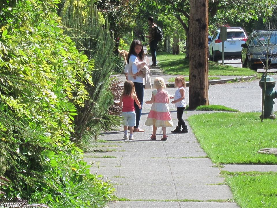 Funding for new and upgraded sidewalks, like this one in the Wallingford neighborhood of Seattle, is rarely available in state or local transportation packages.