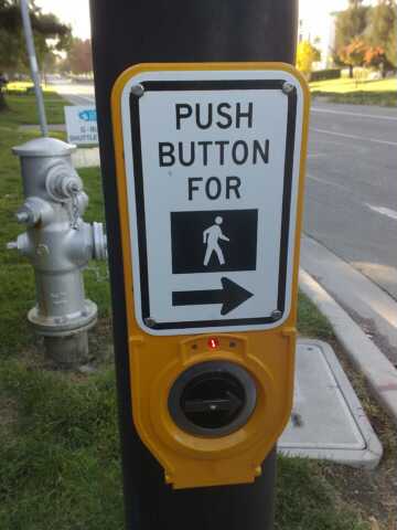 Pressing That Pedestrian Button