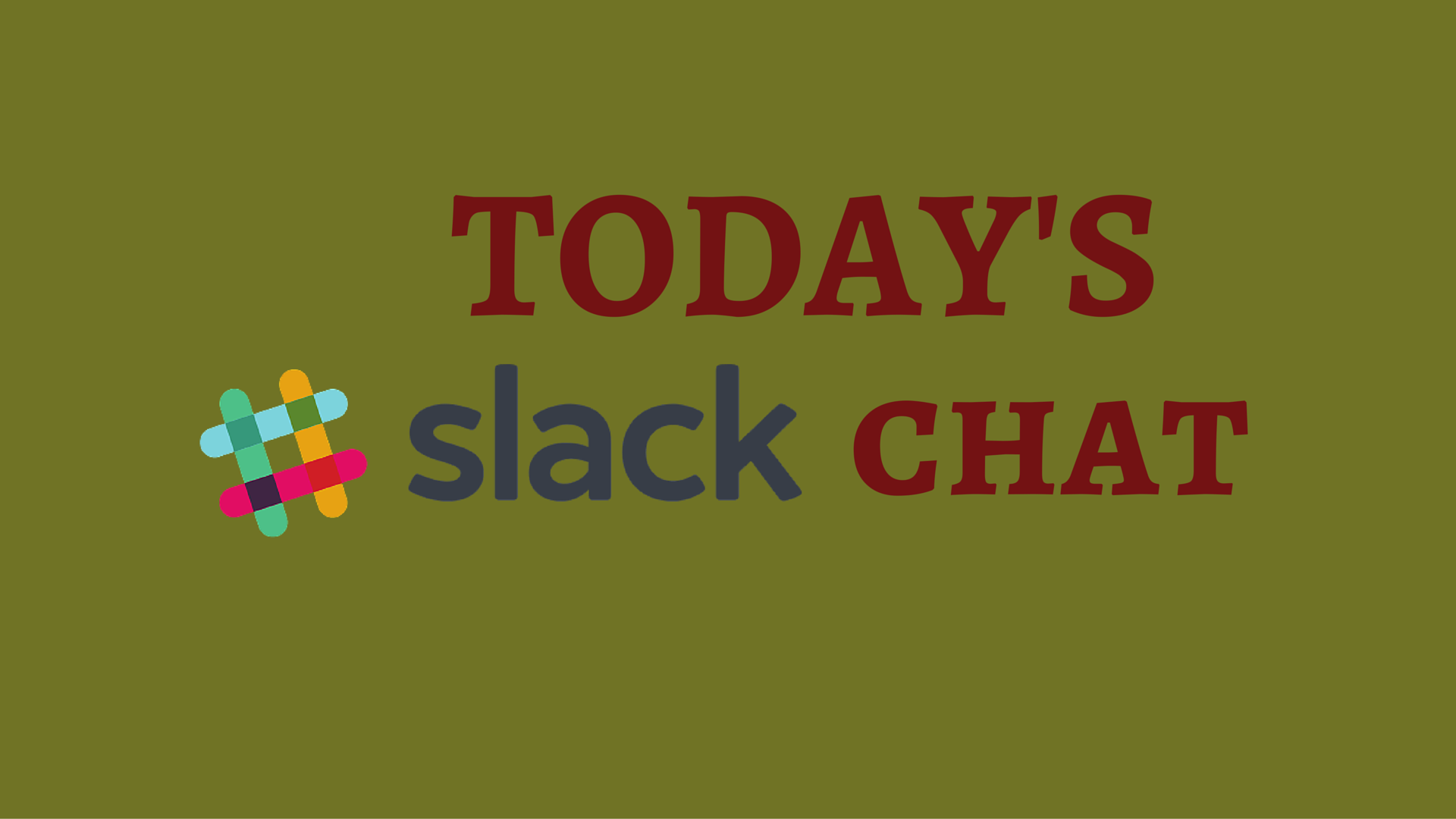 Today's SlackChat: Andrew Price and Johnny Sanphillippo