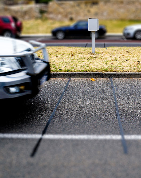 A vehicle traffic counter. Photo from Wikimedia