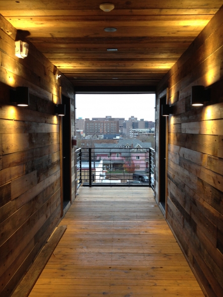 View from the hallway in El Moore