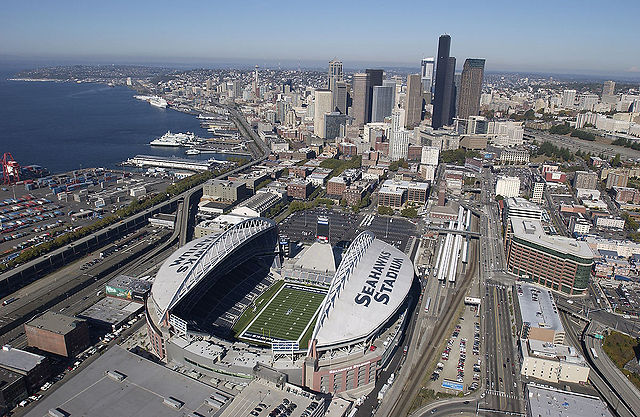 CenturyLink Field, home of the Seattle Seahawks. (Photo from Seattle Municipal Archives)