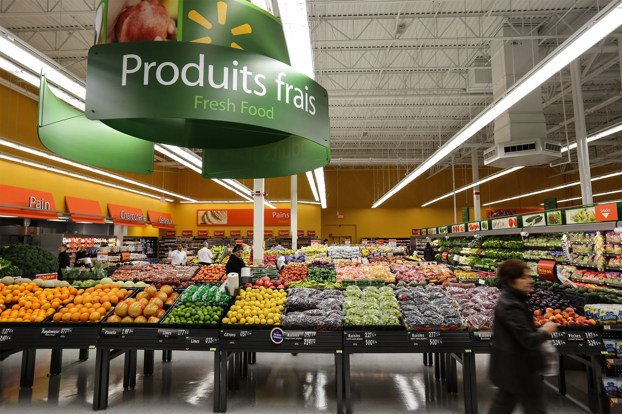 Fresh food at Walmart. Photo from Wikipedia