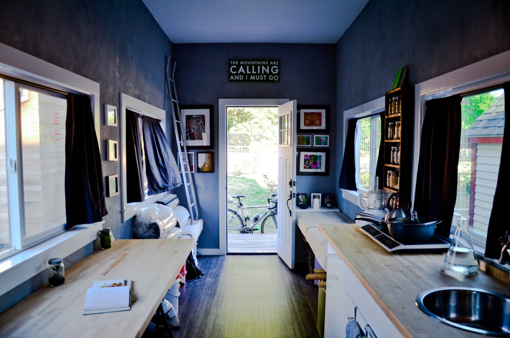 The interior of Jay's home