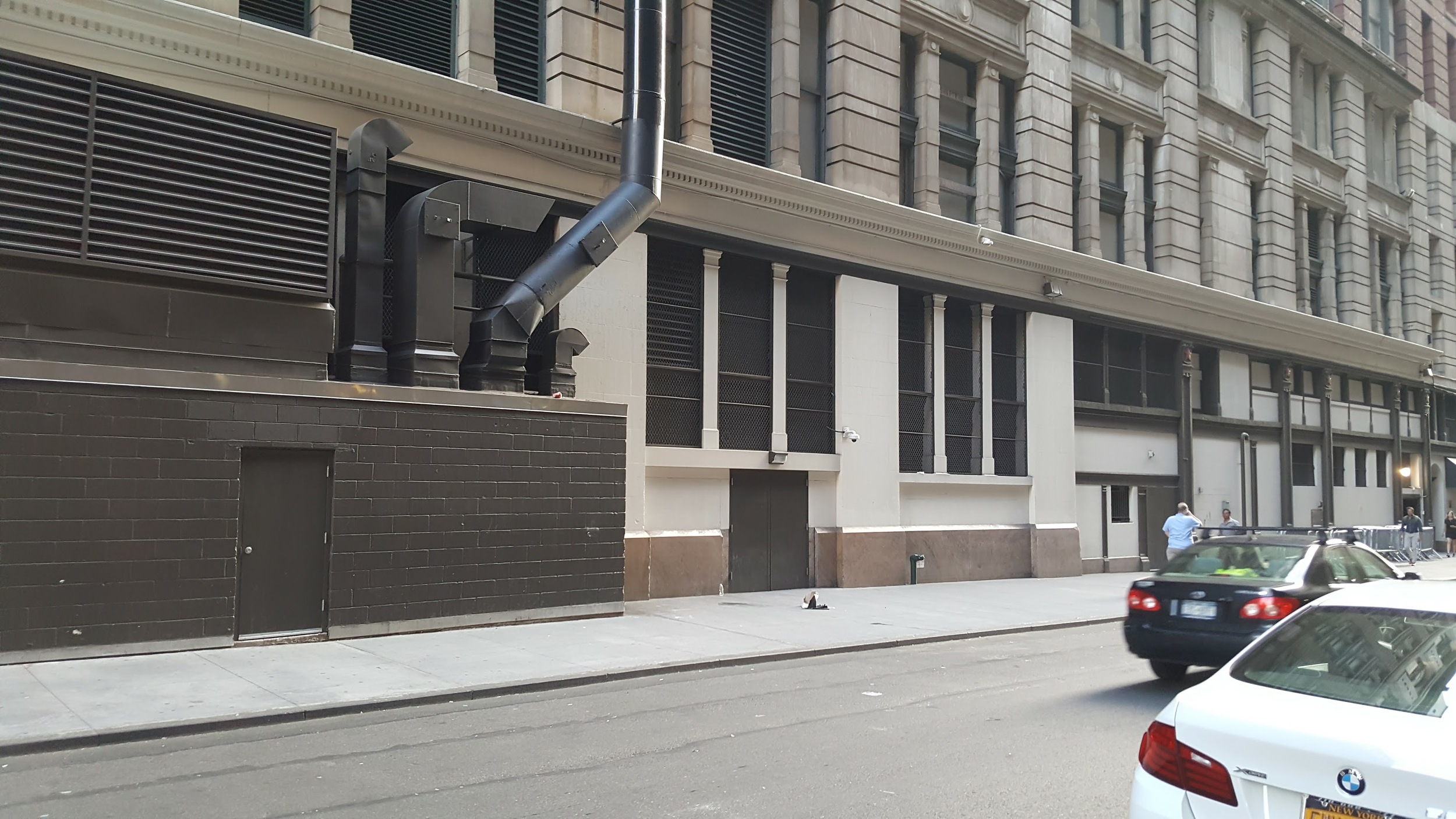 The 35th Street side of Macy's with no doors.