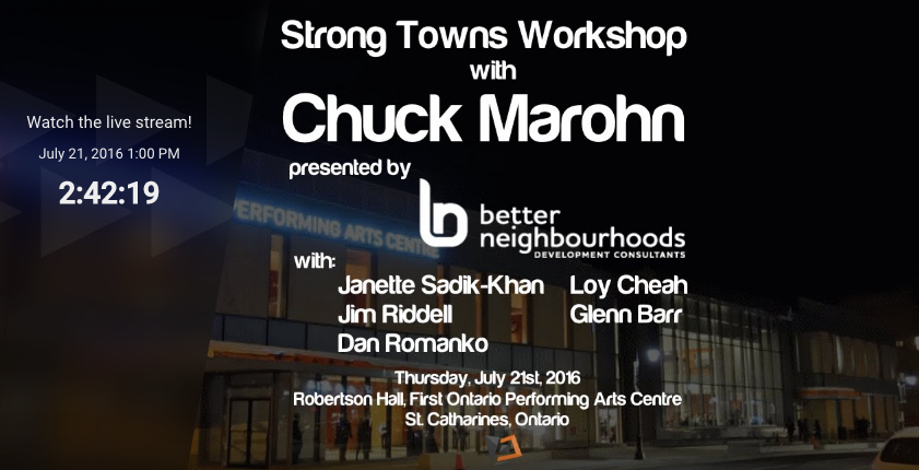 Watch Chuck Marohn Speak Today via Livestream