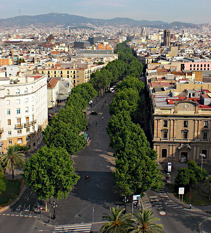 La Rambla, Barcelona (Photo from Oh-Barcelona.com)
