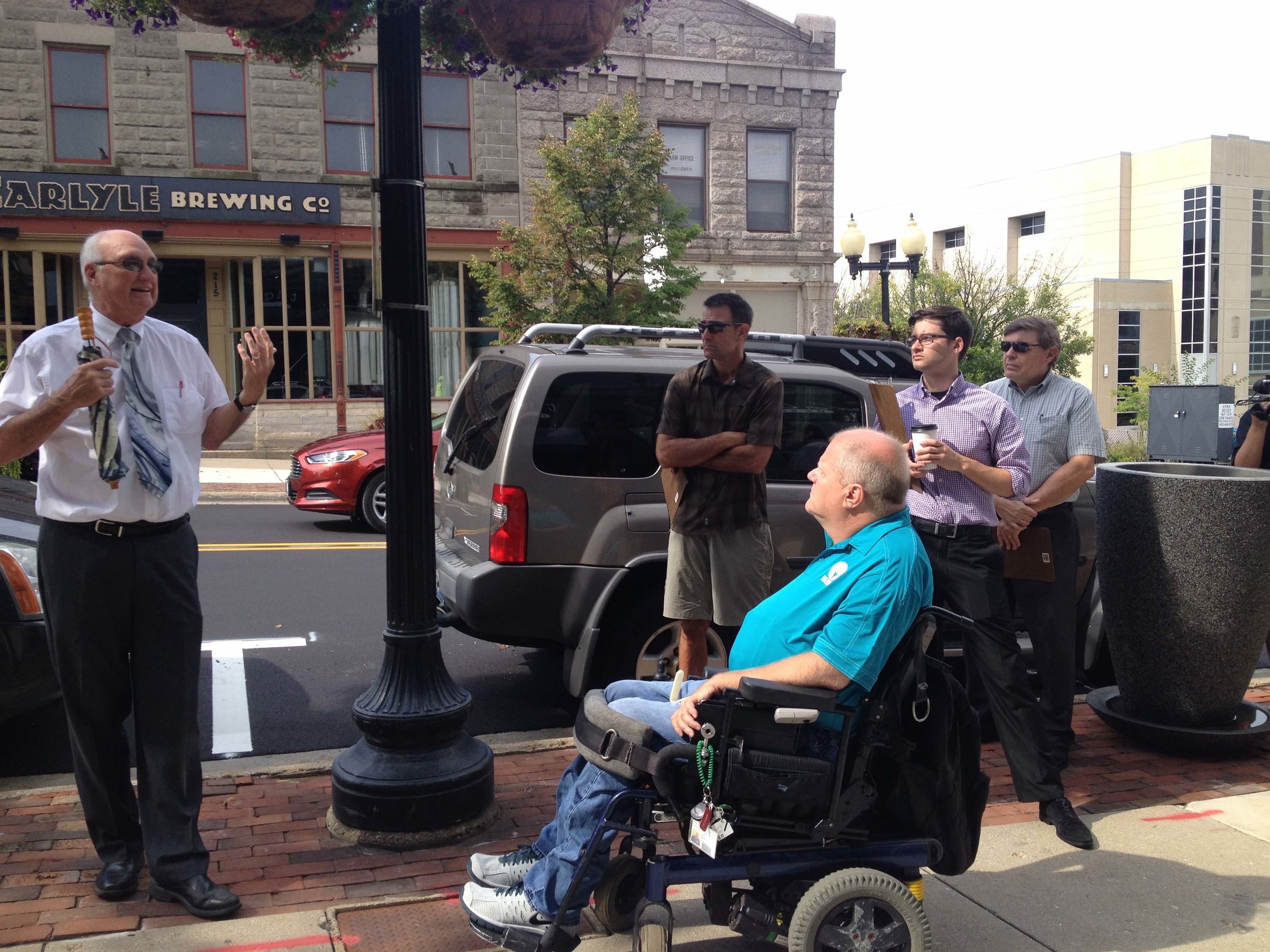 One of the tours in downtown Rockford.