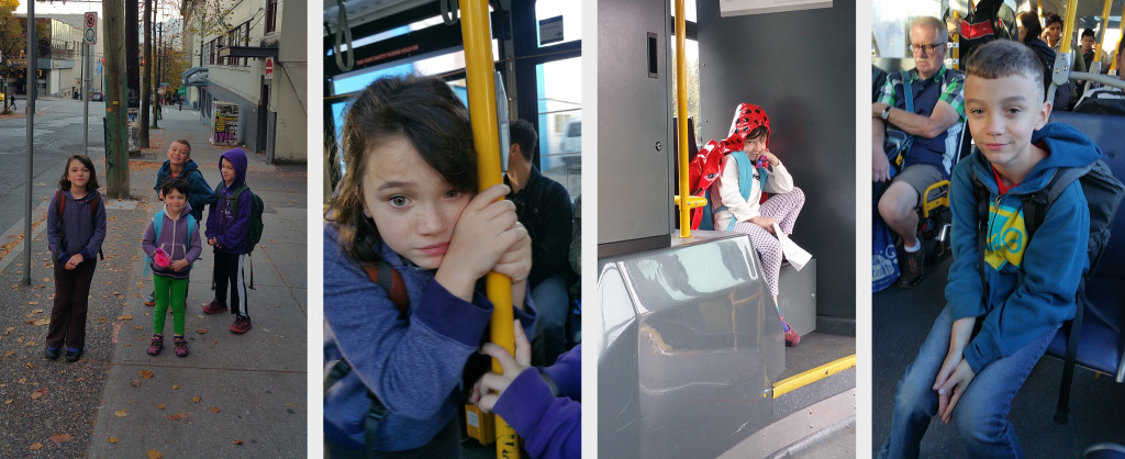 Snapshots from a successful first week of busing with the nerds.