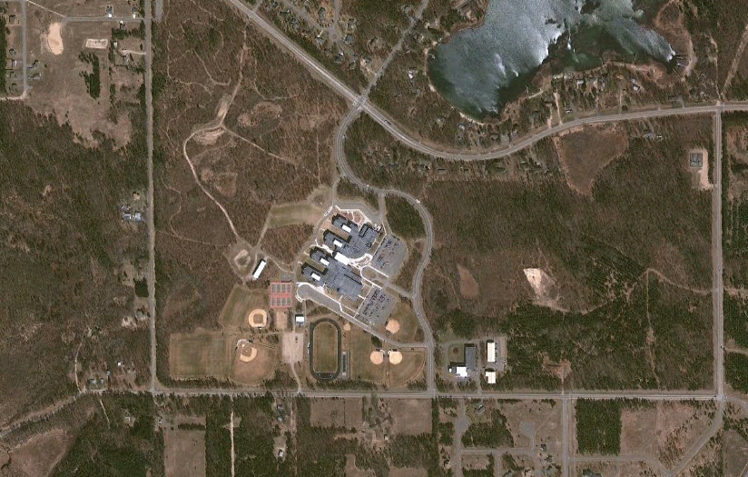 Forestview in Baxter, MN. (Photo from Google Earth.)