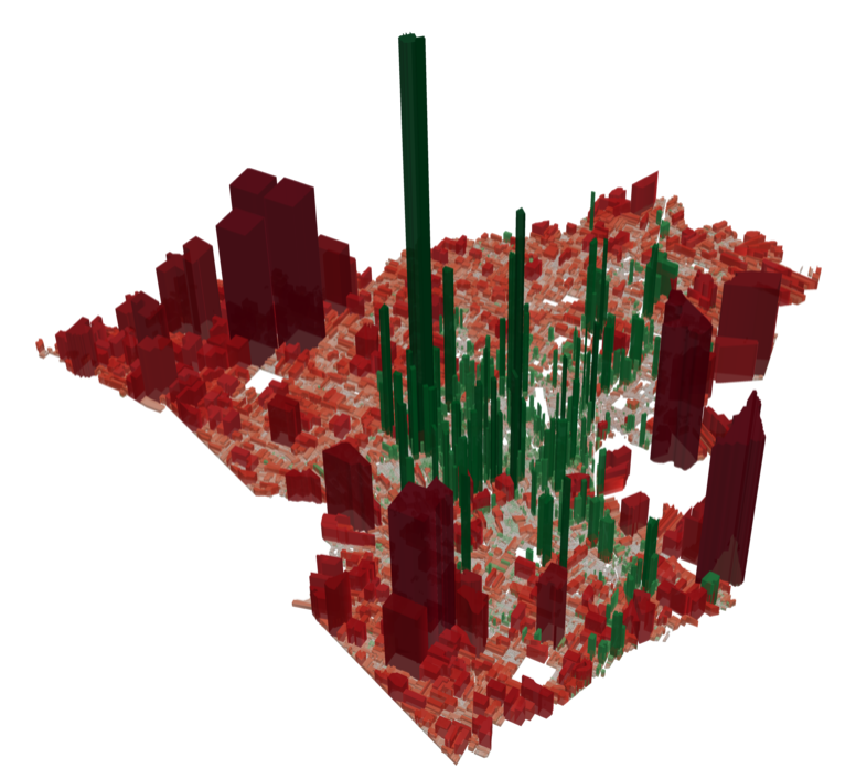 For those that are red/green colorblind, a blue/green version of this map is now available thanks to the work of a generous contributor. (Source: Urban3)