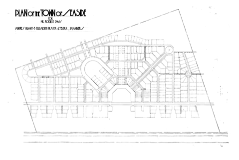 Plan of Seaside, FL c.1980 by Duany & Plater-Zyberg 