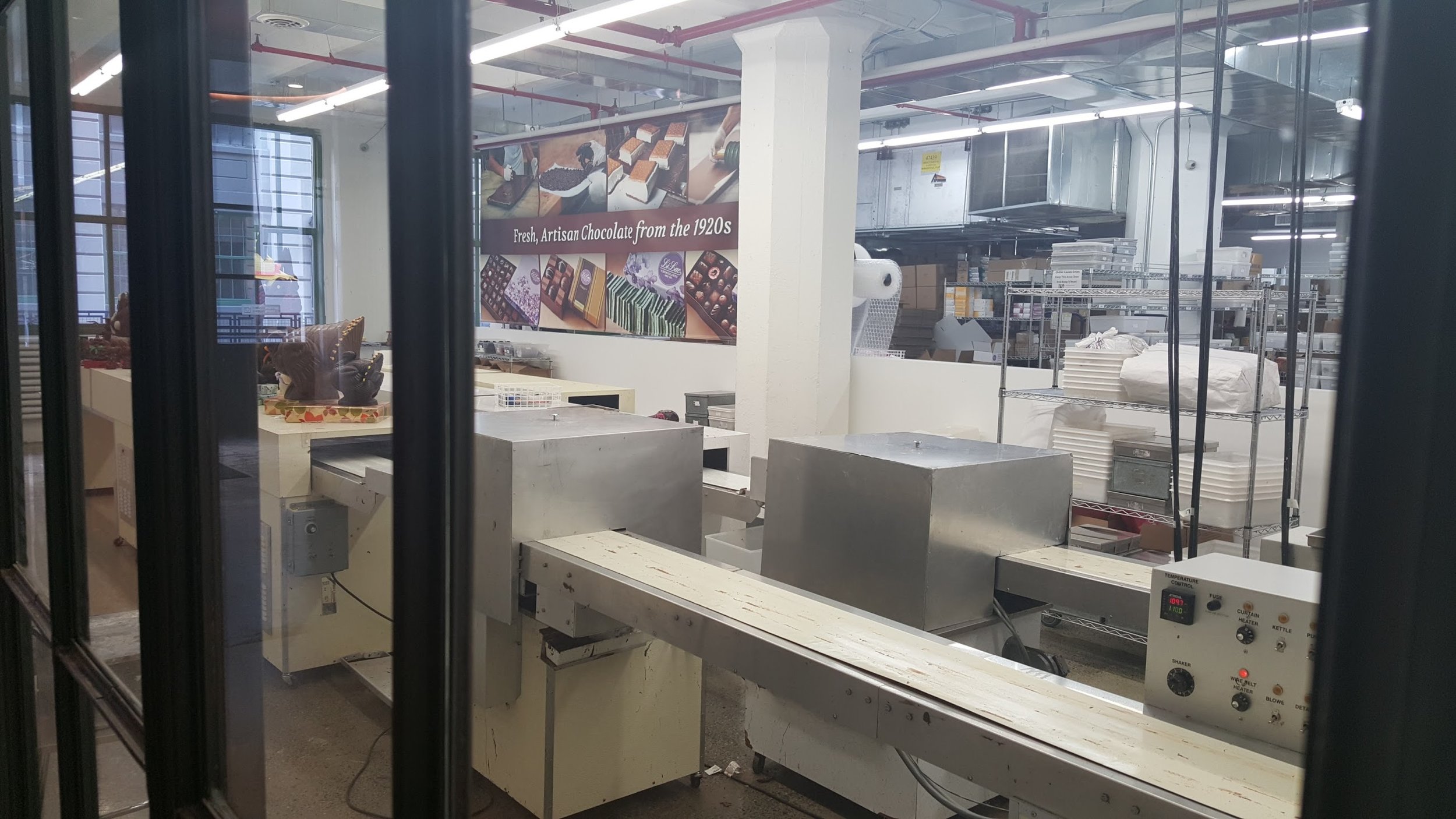 You can wander around the facilities at Industrial City looking through the large glass windows and watching the stuff being made around you.